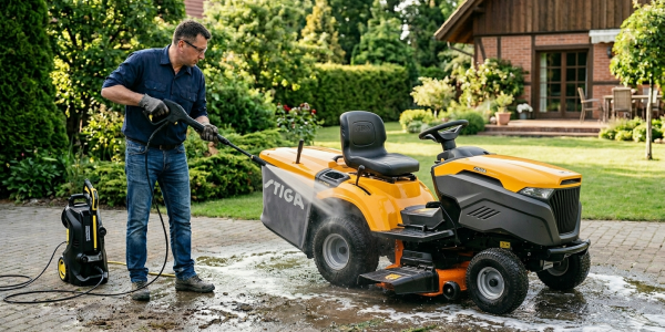 Jak wyczyścić traktorek ogrodowy myjką ciśnieniową? Praktyczny poradnik